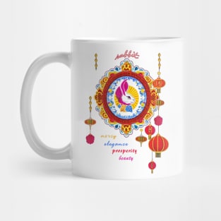 White Rabbit Lunar New Year Mug